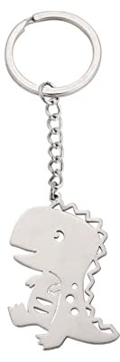 ARFUKA Schlüsselanhänger Kleiner Dinosaurier Anhänger Autoschlüsselanhänger Taschenanhänger Keychain Schlüsselbund für Valentinstag Geburtstag Weihnachten Feiertag