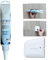 Mustbest Tile Mörtel Reparaturen Füllrohr, schnelles Trocknungsfliesen -Reparatur -Kit, Wiederherstellung der Fliesenverbindung, einfacher Fliesenmörtel -Squeeze -Röhrchen (silberne, Silber 5,6 oz)