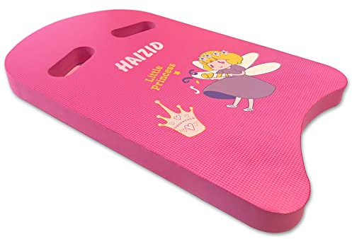 Schwimmbrett, Schwimmen Kickboard für Kinder Erwachsene, Trainingsausrüstung Eva Schaumstoff Schwimmhilfe Schwimm Board mit Griffen, Cartoon Muster Schwimmbrett für Schwimmtraining (Rosa)