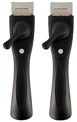 2 Sets Removable Handle Black, Twins Pack Detachable Handle, Clip Handle, Universal Detachable Handle, Replacement Handle, Pot Woks Frying Pan Stockpot Handle,Anti-Scalding