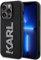 Karl Lagerfeld KLHCP15L3DMBKCK Hülle für iPhone 15 Pro 6.1 Schwarz hardcase 3D Rubber Glitter Logo