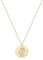Jenosy Kette Damen Gold Kette mit Geburtsblumen September Personalisierte Kette mit Blume Zarte Kette mit Pfingstrosen Anhänger Hypoallergene Vergoldete Kette Modeschmuck für Frauen und Mädchen