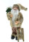 Fulenyi Weihnachtsmann Deko-Figur, 30 cm Hoch, Detailreich, Santa-Claus Figur Winterdeko Weihnachten Stehende Figur Winter Dekoration Nikolaus Weihnachtsdeko