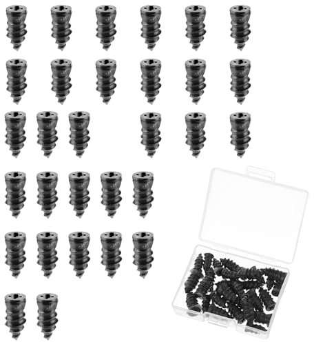 30 Stück Autoreifen Reparaturnägel Reifenreparatur Gumminägel Gummireifenschrauben Gummireifen Reparaturstopfen Schnellwerkzeuge DIY Reifen Reparatur für Autos und Motorräder Schnell