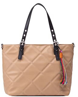 myMo Women's Shopper, BEIGE