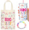 Shinylin 3 Pcs Big Sister Gift 12 oz Pink Big Sister Cup Stainless Steel Mug Vacuum Insulated Tumbler with Leak Proof Lid and Straw Big Sister Canvas Tote Bag Big Sister Bracelet for Little Girls