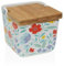Versa Salero con Tapa Flores Cerámica 10 x 15 x 10 cm