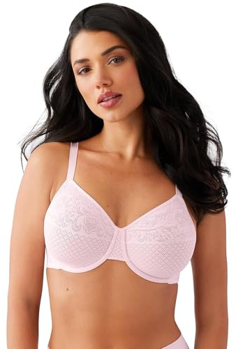 Wacoal Women's Visual Effects Minimizer Bra, Sheer, Ballet Slipper, 40H US