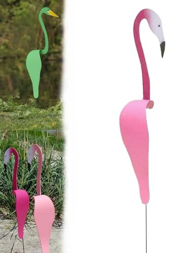 Dancing Birds Garden Metal Art, Tanzende Vögel Garten Metallkunst, Wirbelnder Flamingo, Metallkunst, Tanzende Vögel für den Hof, Kreative Simulationstiere, Gartendekoration