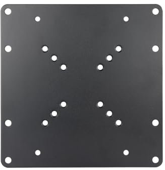 Adaptador VESA para Pantallas de 23-42, Soporte hasta 200x200, Color Negro, Ideal para Montar televisores y monitores en Pared.