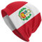 Flagge von Peru, Flagge von Peru, Beanie-Mütze, Totenkopfmütze, Strickmütze für Erwachsene, weiche Sturmhaube, Baggy-Mütze für Outdoor, für Herren und Damen