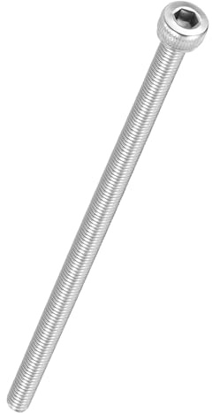 Kozelo 25pz Viti a Testa Cilindrica Esagonale - [M4-0.7 x 90mm] Acciaio Inossidabile 304 Filettatura Integrale Allen Drive per Motore Elettrico Ventola Stampa 3D Sostituzione, Argento
