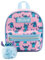 Disney Sac de point Mini sac à dos avec point de porte-clés | Sac à dos pour petits enfants | Sac de fille | Rose taille unique