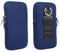 Handy Gürteltasche mit Clip Herren, Handytasche Klein Gürtel, Wasserdichte Handy Bauchtasche Herren, 6.9 Handy Hüfttasche Handyholster Gürtelclip Hülle Schutzhülle für iPhone 16 15 14 13 Pro Max,Blau