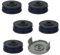 COEWUR 5Pcs RAC123 Strimmer Spool Replacement Strimmer Line for RYOBI RLT4027, RLT412 5, RLT5027, RLT6030, RLT5127, RLT6130-5132002670 with RAC122 Strimmer Cover