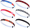 Sport Haarband Damen, KANOSON 6 stück Dünnes Stirnband Sport Stirnbänder, Haarbänder für Damen Herren Mädchen Jungs Kinder