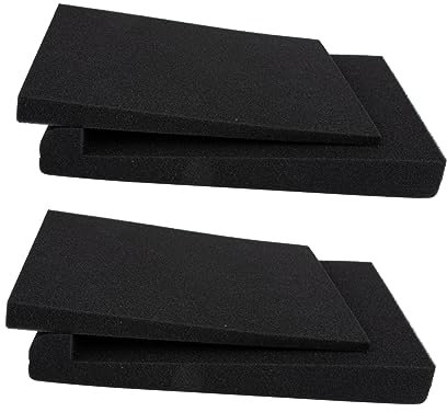 ifundom 2pcs Sound Isolation Pads Acoustic Sponge Cushions for Speaker Reduction Soundproof Mat for Enhanced Audio Quality and Recording Clarity