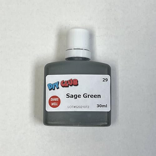 Water-Based Wood Dye, Wood Stain 500ml, 1000ml. Eco-Friendly, Non-Toxic, DIY Interior Projects, Quick Dry, Furniture.Black, Red, Green, Blue, Pine, Oak, Brown, Mahogan, (SAGE Green, 30ml Tester)