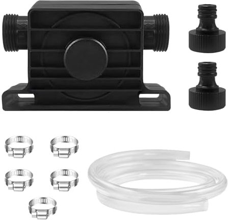 VINEST Pompa per trapano, pompa ad alta portata, trapano a batteria portatile, pompa dell'acqua, pompa dell'acqua con tubo da 2 m, velocità massima di rotazione 3500 giri/min, potenza 40 l/min per