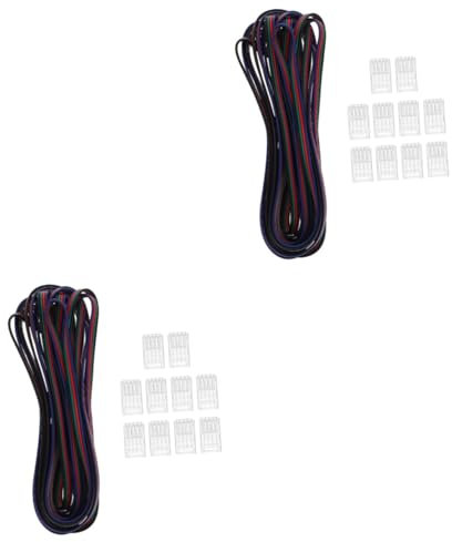 HOMSFOU 20stücke Pin Solderless Strip Verbinder Für Rgb Leisten Installieren Transparent Für Projekte Und Innenbeleuchtung