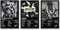 Duboueu A Set Of 3 Asap Poster Rocky Rapper Music Album Cover Signed Poster Für Zimmer, Ästhetische Leinwand-Wandkunst, Schlafzimmer-Dekor Poster 08x12inch(20x30cm)-3pcs