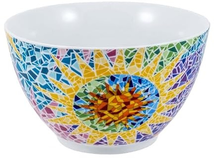 DRW Porzellanschale mit Gaudi-Elementen Tasse: 14 x 14 x 8,5 cm, bunt, Medidas: Taza: 14x14x8.5