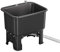 Lavandino Cucina Multifunzione in PP con Scarico One-Touch, Lavabo da Giardino, per Officina, Lavaggio Animali e Uso Esterno(Black,45cm/18in)