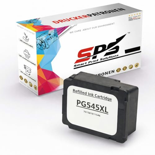 SPS Tintenpatrone Kompatibel für Canon - PG-545 | Pixma TS3350 TS3450 TS3451 TS3452 TS3150 TS3351 TR4550 TR4650 MX495 | 1x Schwarz | 400 Seiten