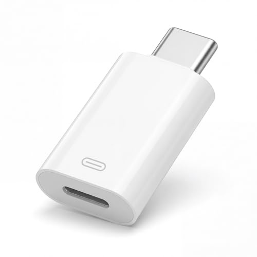Seminer USB C to Lighting Headphone Audio Adapter, 3in1 Type-C Male
