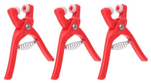 GALPADA 3pcs Safety Eye Tool Plastic Metal Pliers Universal Compatibility Accommodates Eye Sizes for Plush and Crochet Animal Projects