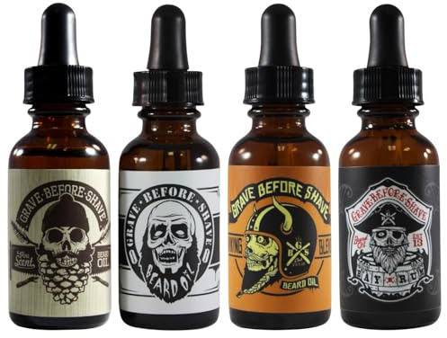 Grave Before Shave™ Beard Oil 4 Pack