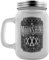 Einmachglas Moonshine Mattiertes Trinkglas