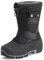 Polar Kids Winter Thermal Warm Winter Faux Fur Durable Rubber Sole Waterproof Outdoor Boots - Black/Grey - UK6/EU39 - YC0699