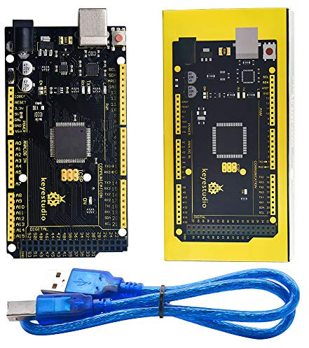 KEYESTUDIO MEGA R3 2560 Controller Board Compatible with Arduino IDE with T-TYPE USB Cable