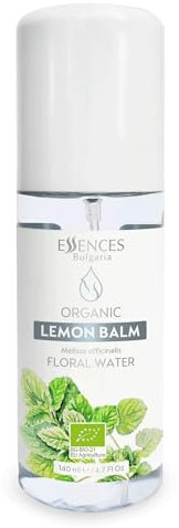 Essences Bulgaria Bio-Melissenwasser 140 ml | Für Fettige, zu Akne Neigende Haut | Ausgleichendes Gesichtsspray | Ausgezeichnetes Aftershave | Alkoholfrei | Tierversuchsfrei