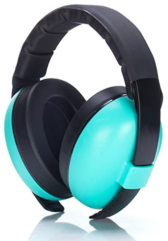 iNelihoo Cuffie per bambini con cancellazione del rumore Cuffie antirumore Paraorecchie per bambini Protezione dell'udito regolabile Paraorecchie di sicurezza Riduzione del rumore per 0-3 bambini che