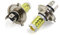 Ruilogod 2pcs 2835 LED H4 brouillard Conduite phares Ampoules Lampe jaune pour voiture