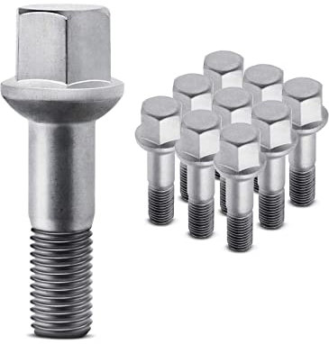 Frankberg 10x Radbolzen Radschraube Kompatibel mit 124 190 A-Klasse C-Klasse CLC E-Klasse SL SLK Vaneo 1982-2011 0009904807