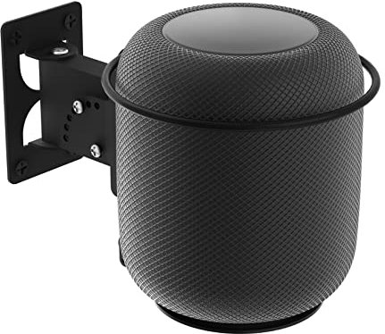 Dinghosen Speaker Wall Mount for HomePod Mount, Adjustable Swivel & Tilt Speaker Bracket for HomePod Mount, Heavy-Duty Mounting Brackets with Hardware Kit,1 Pack