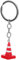 Porte-Clés Cône De Circulation Nouveauté Construction Cône Pendentif Barrage Routier Breloque Pour Femmes Et Hommes