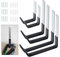 Mynoozi 6er Set Robuste J-Haken, Utility Garage Wandhaken, Schwerlasthaken aus Stahl für Aufhängen Gartengeräte, Fahrräder, Sportausrüstung, Sperrige Artikel(2S & 2M & 2L)