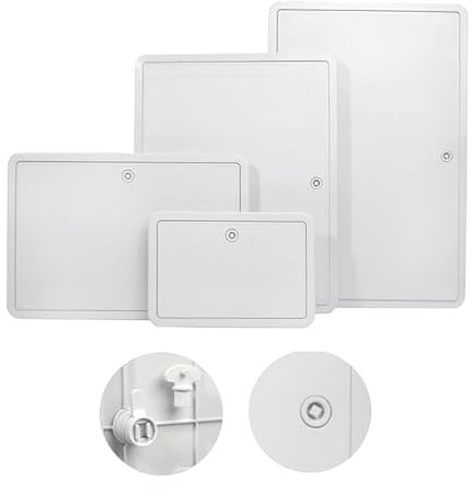 Sportello in ABS per contatori acqua, gas ed Enel in abs con meccanismo di chiusura (60X40)