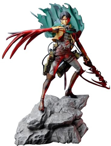 Jilijia Levi, SanLi Anime-Figur Modell Statue Sammlerstück Ornamente Geschenke, Schwarz, PVC, 35 cm, Desktop, Auto, Regal Dekoration