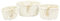 CESTO Redondo Mimbre Blanco Estrella Madera S/3 (20 * 20 * 12/25 * 25 * 14/30 * 30 * 15)