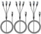 Câble Chargeur Multi Embout,[1.2M 3Pack] Chargeur 3 en 1 Câble Cable USB C vers Lightning avec iP Micro USB Type C Lightning Cable Chargeur Universel pour iPhone 16 15 14,iPad Pro, MacBook,Galaxy
