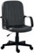 HOMCOM Swivel Executive Office Chair, PU Leather Computer Desk Chair with Adjustable Height, Wheels, Black