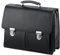 D&N by Lefox Aktentasche 5 DN516 schwarz LUXUS für Manager- Uni, Laptopfach Rindleder Business D&N