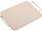 Westmark Piedra para pizza, Cuadrado, 38 x 30 cm, Con soporte, Cerámica, Beige/Plata, 32422260