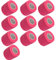 Mintice 10 Rollen Selbstklebender Bandage Elastische Selbsthaftende Cohesive Fixierbinde Kohäsive Verband Fingerverband Wundverband 5cm * 4,5m Rosa