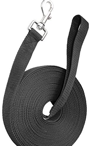 Scarlet pet | Hundeleine »Rocky S« mit Griffschlaufe und Karabinerhaken; Robustes Nylon; Schwarz; Längen: 3,5 Meter (3 Meter)